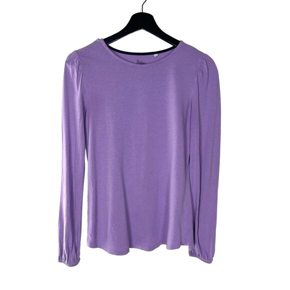 Boden Tops - Boden Purple Long Sleeve Cotton Modal Blend Top 4